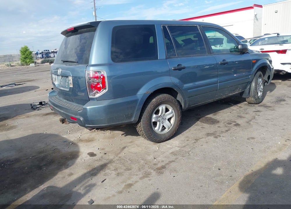 2006 HONDA PILOT VIN: 2HKYF18186H562566