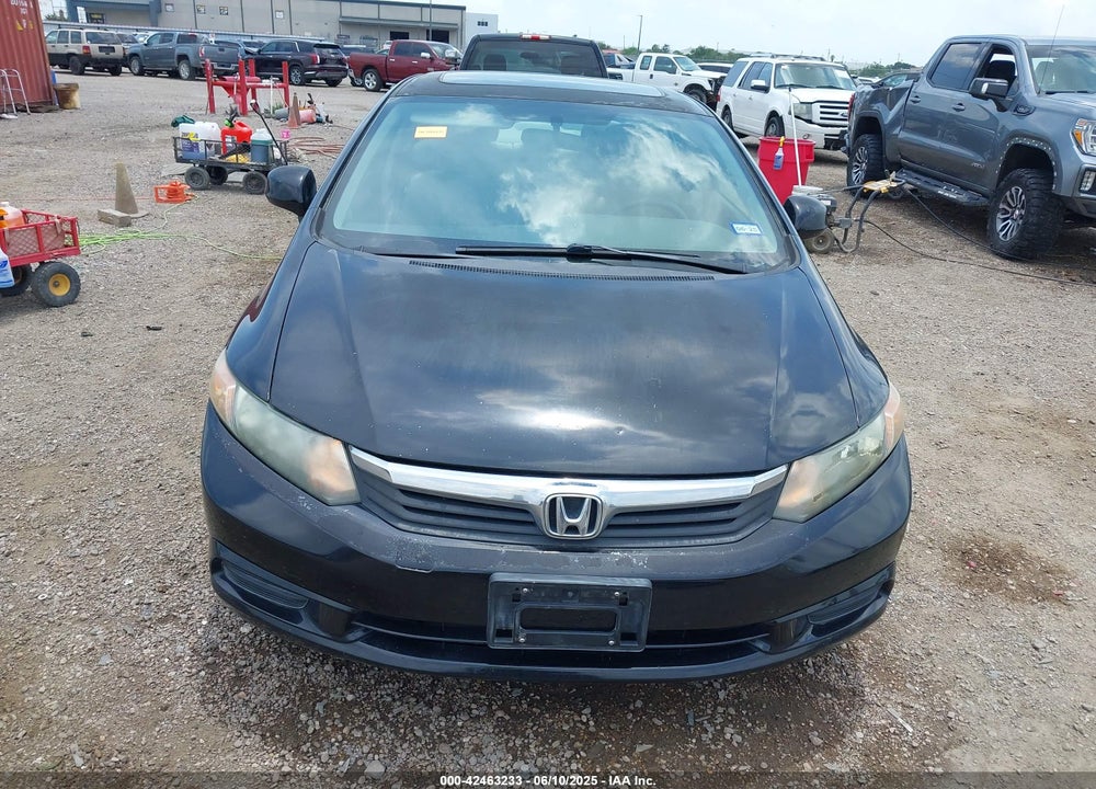 2012 HONDA CIVIC VIN: 2HGFB2F84CH509314