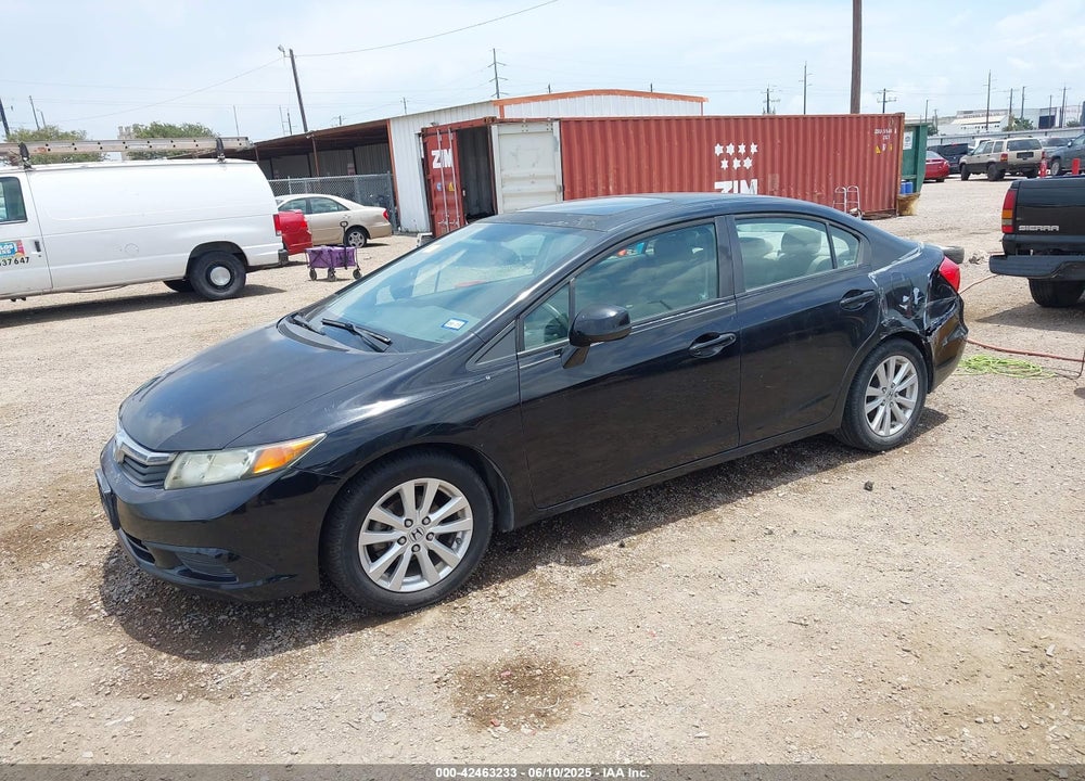 2012 HONDA CIVIC VIN: 2HGFB2F84CH509314
