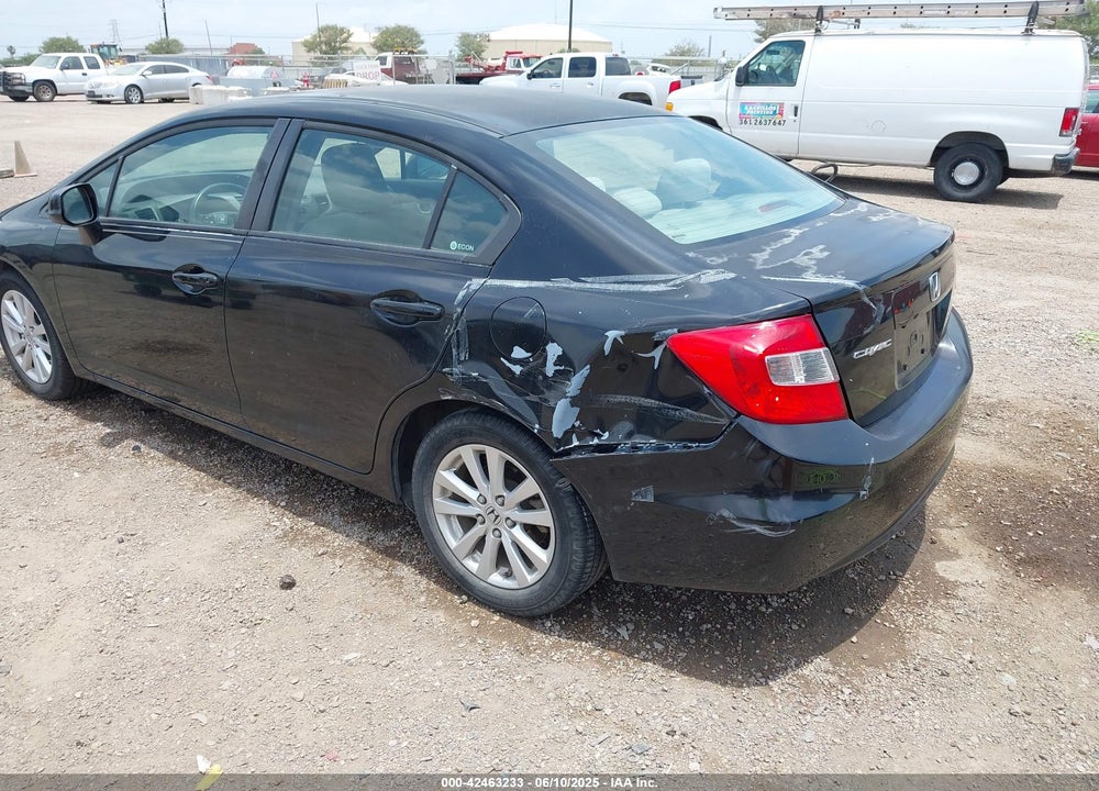 2012 HONDA CIVIC VIN: 2HGFB2F84CH509314