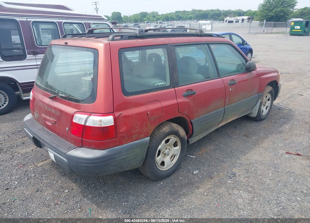 2001 SUBARU FORESTER L VIN: JF1SF635X1H736146