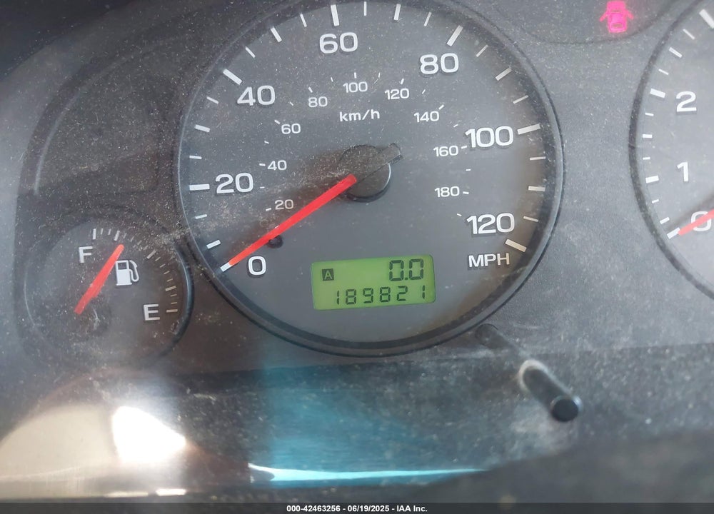 2001 SUBARU FORESTER L VIN: JF1SF635X1H736146