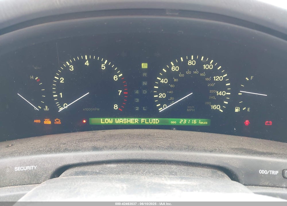 1998 LEXUS LS 400 VIN: JT8BH28F6W0125694