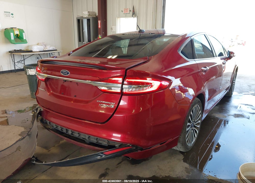 2017 FORD FUSION HYBRID VIN: 3FA6P0RUXHR158259