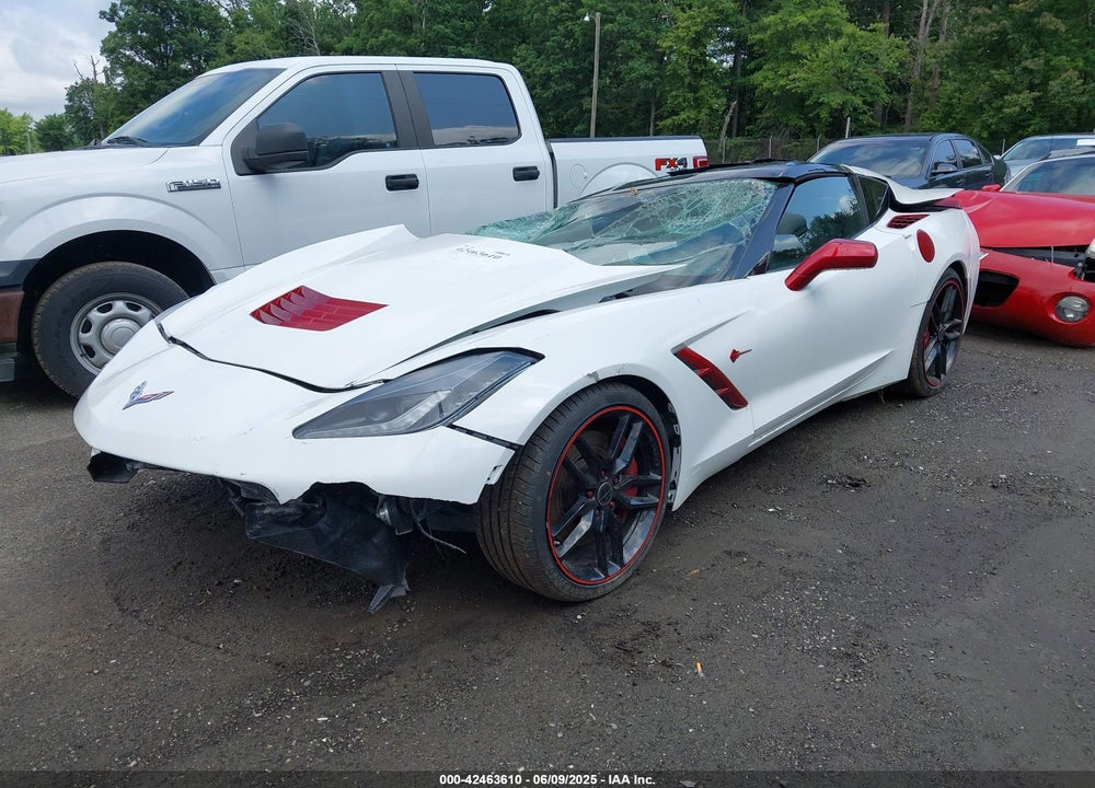 2014 CHEVROLET CORVETTE STINGRAY Z51 VIN: 1G1YM2D79E5103768