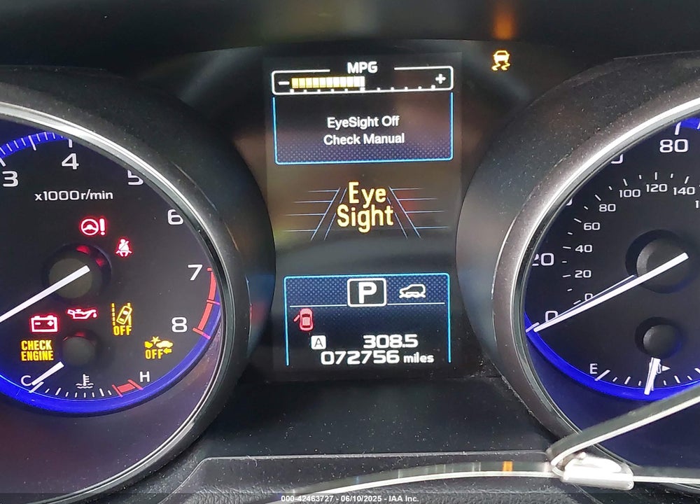 2016 SUBARU OUTBACK VIN: 4S4BSBFC4G3264634