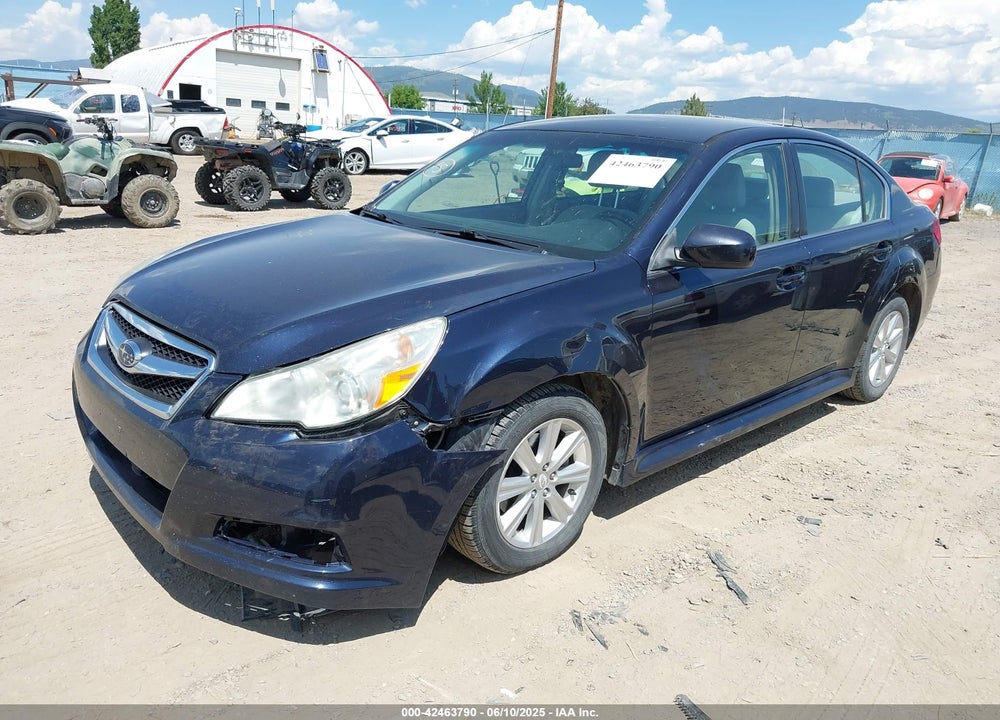 2012 SUBARU LEGACY VIN: 4S3BMCB62C3022259