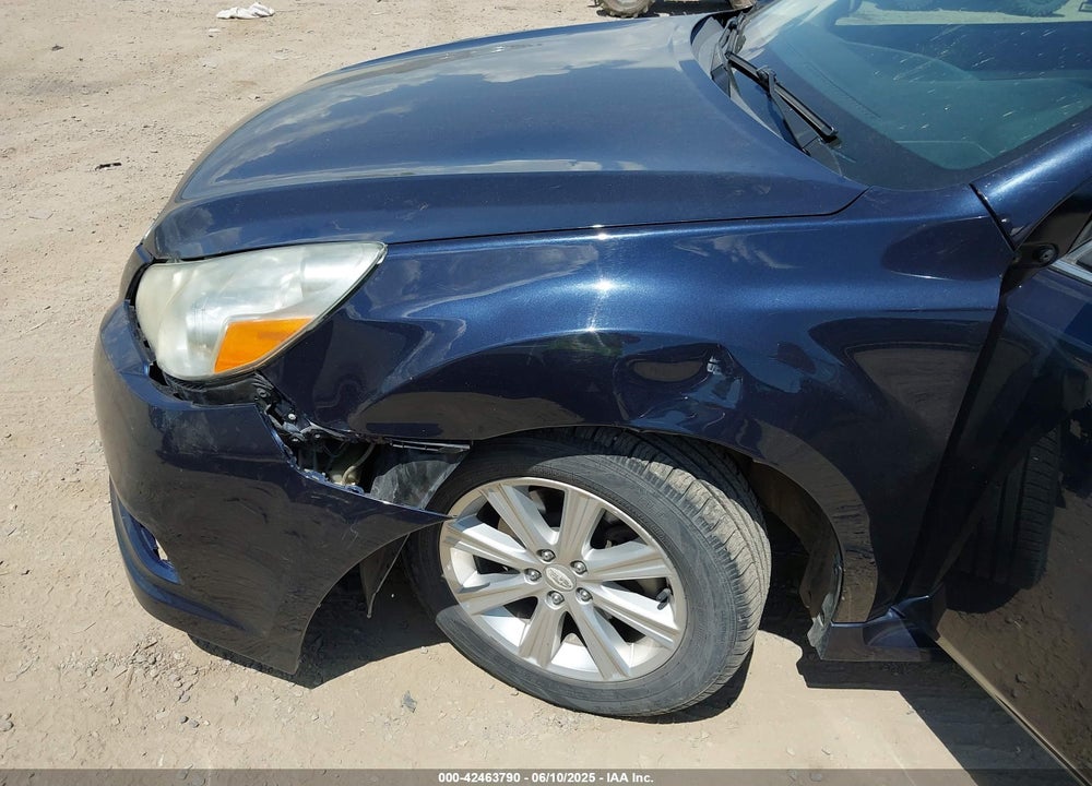 2012 SUBARU LEGACY VIN: 4S3BMCB62C3022259