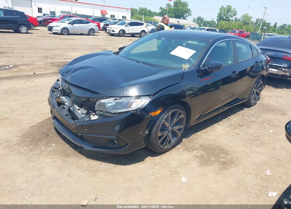 2019 HONDA CIVIC VIN: 2HGFC2F85KH585345