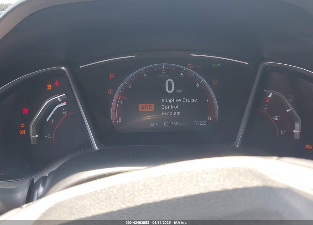 2019 HONDA CIVIC VIN: 2HGFC2F85KH585345