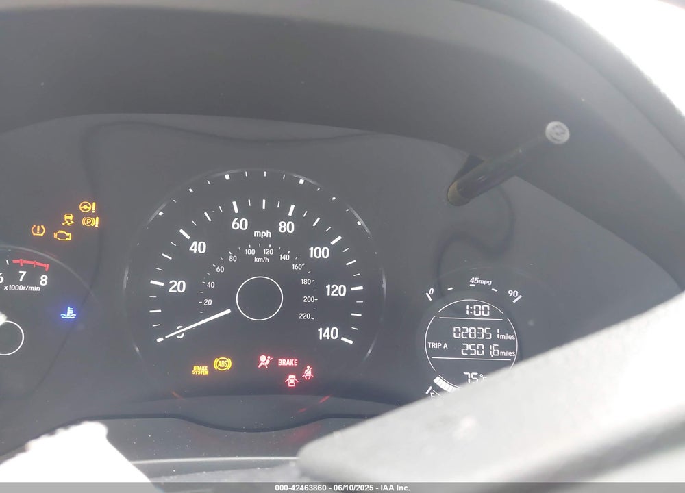 2016 HONDA HR-V VIN: 3CZRU5H3XGM717515