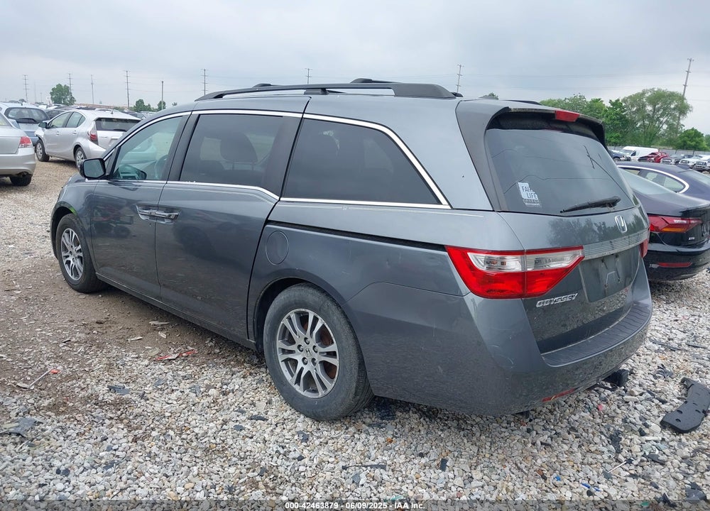 2011 HONDA ODYSSEY EX-L VIN: 5FNRL5H67BB001719