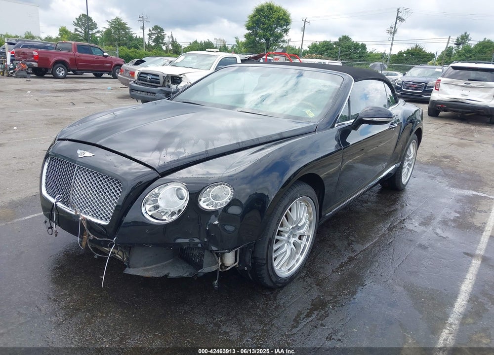 2012 BENTLEY CONTINENTA VIN: SCBGR3ZA7CC076290