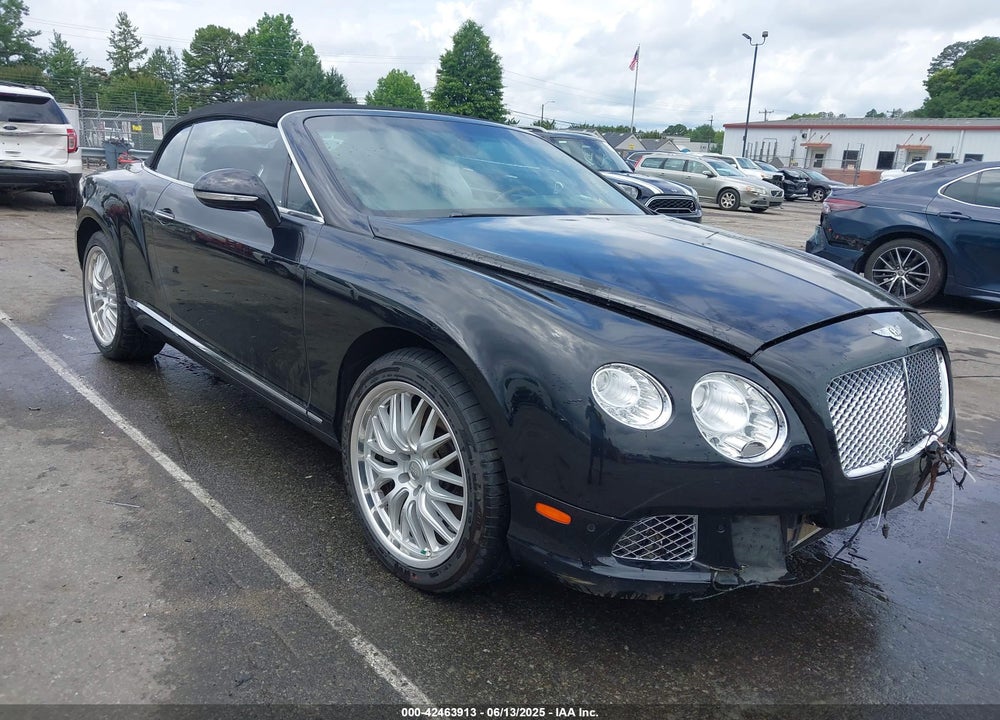2012 BENTLEY CONTINENTA VIN: SCBGR3ZA7CC076290