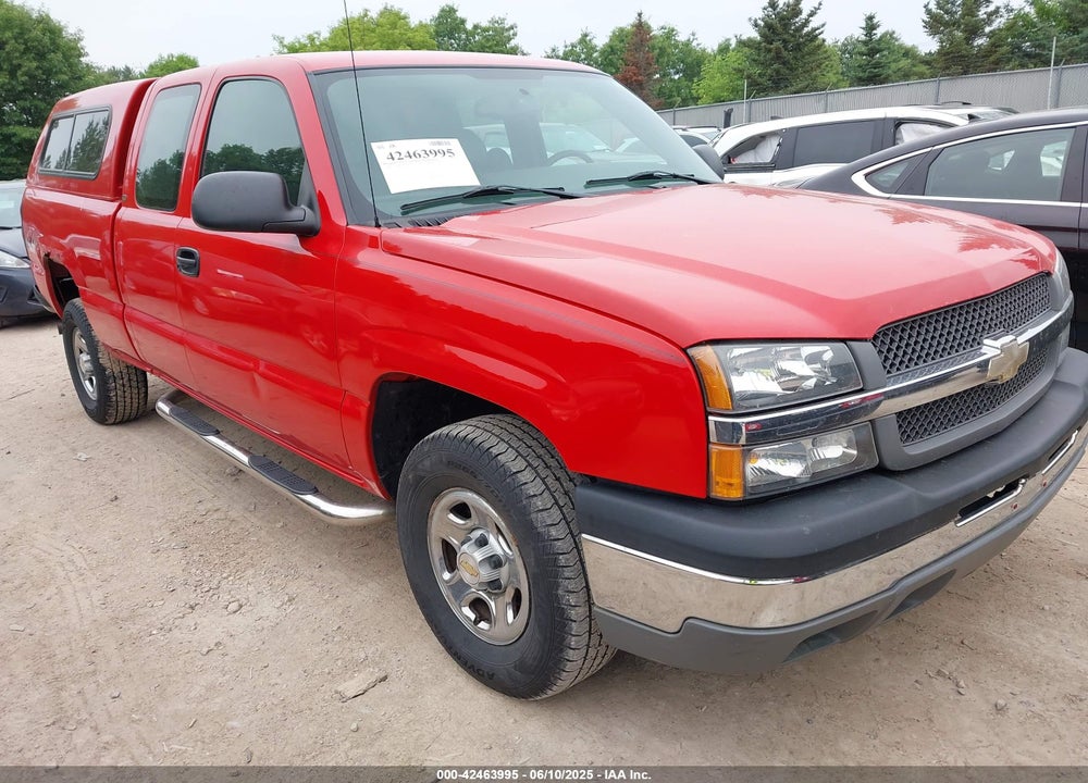 2004 CHEVROLET SILVERADO 1500 WORK TRUCK VIN: 1GCEK19V24E380617