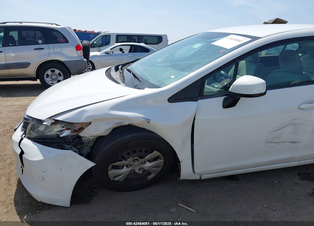 2012 HONDA CIVIC VIN: 2HGFB2F51CH568519