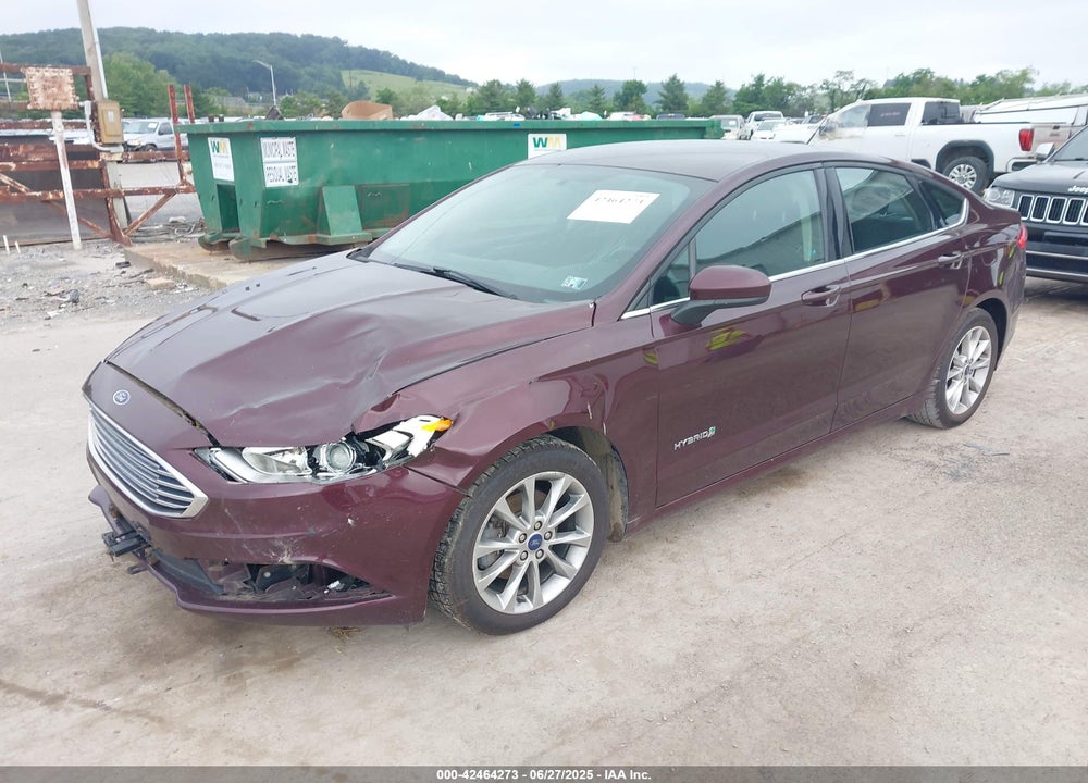 2017 FORD FUSION HYBRID SE VIN: 3FA6P0LU2HR256436