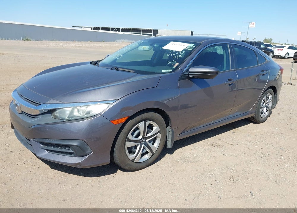 2016 HONDA CIVIC VIN: 19XFC2F51GE014880
