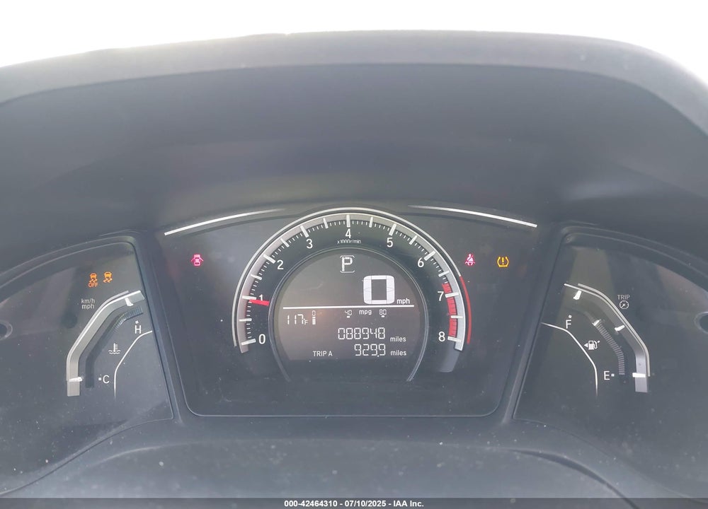 2016 HONDA CIVIC VIN: 19XFC2F51GE014880