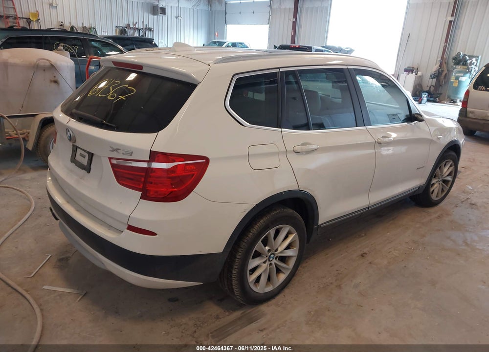 2013 BMW X3 VIN: 5UXWX9C51D0A22257