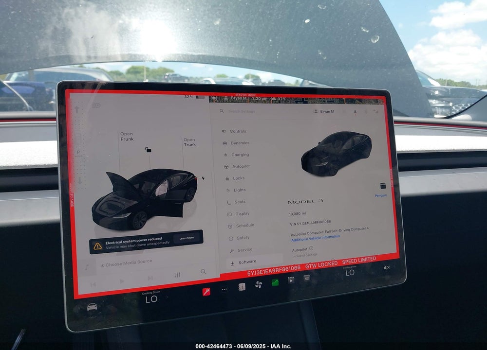 2024 TESLA MODEL 3 VIN: 5YJ3E1EA9RF861066