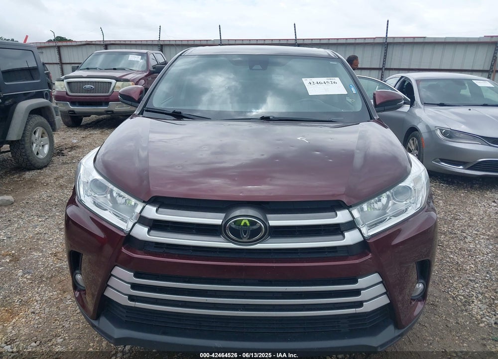 2019 TOYOTA HIGHLANDER VIN: 5TDZZRFH9KS336034