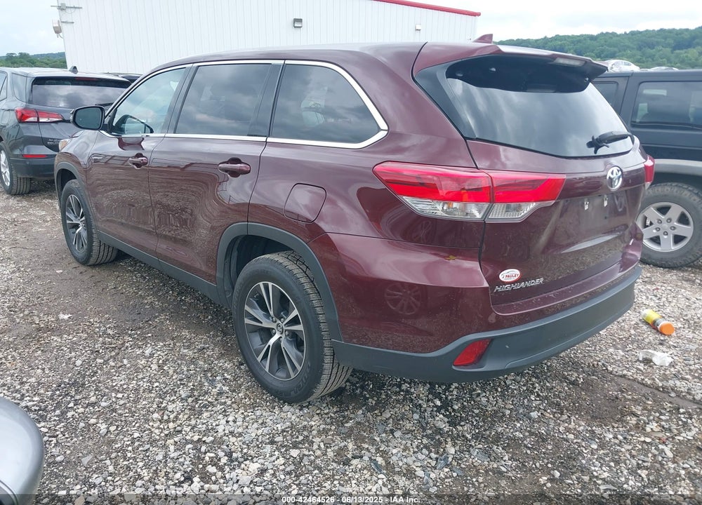 2019 TOYOTA HIGHLANDER VIN: 5TDZZRFH9KS336034