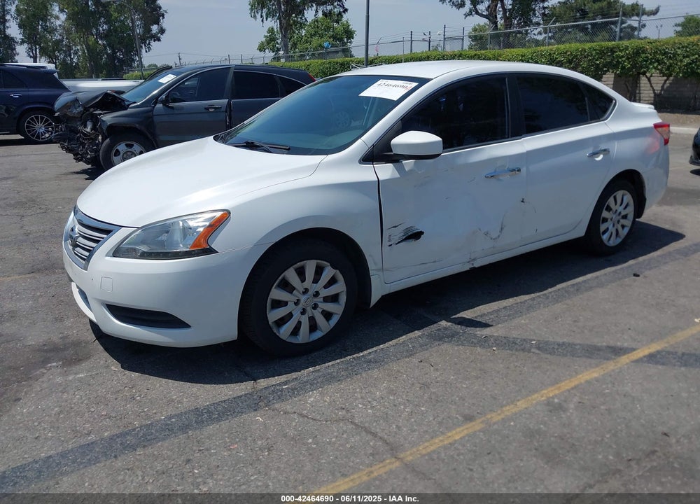 2014 NISSAN SENTRA S VIN: 3N1AB7AP8EY233806