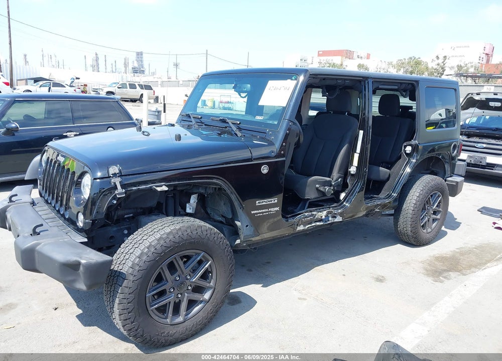 2018 JEEP WRANGLER JK UNLIMITED SPORT S 4X4 VIN: 1C4BJWDG5JL807887