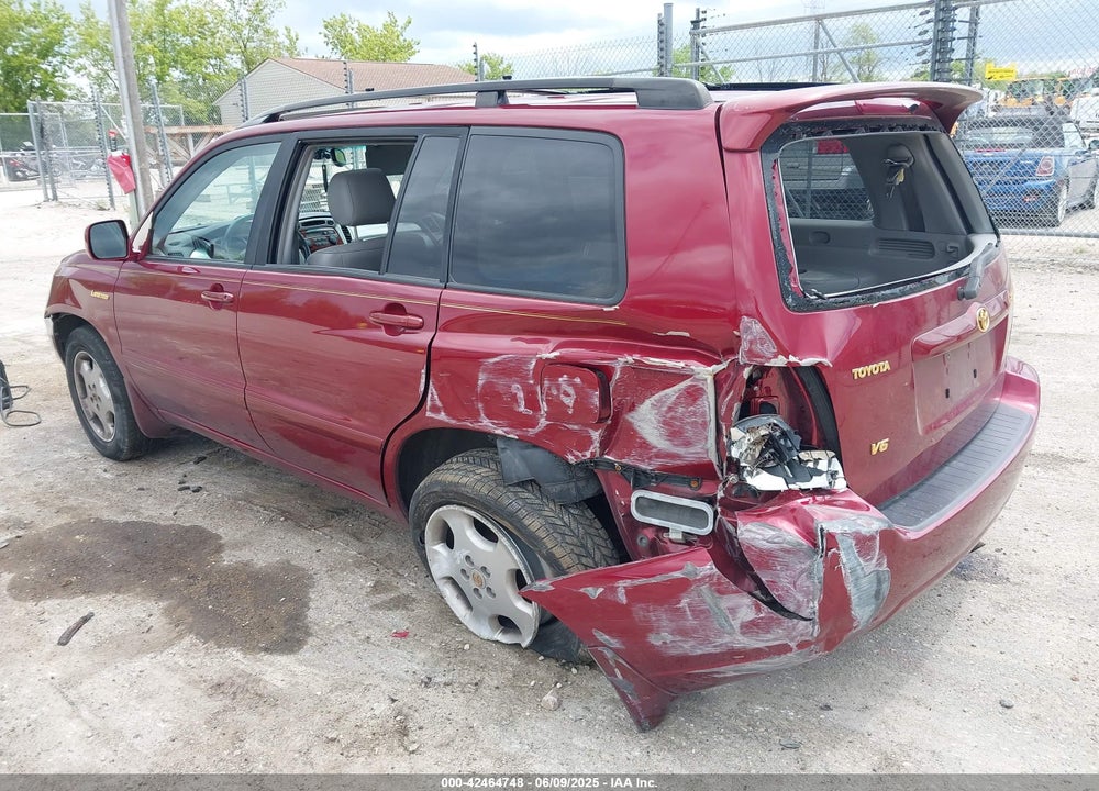 2006 TOYOTA HIGHLANDER VIN: JTEDP21AX60097437