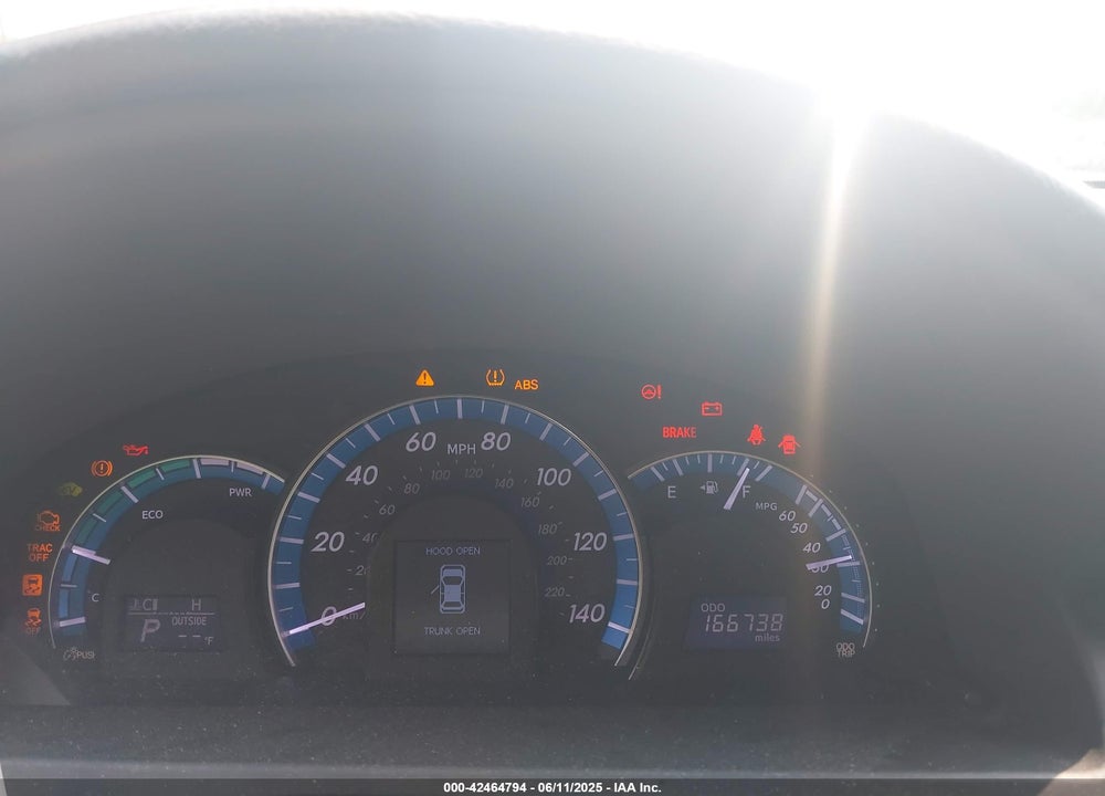 2013 TOYOTA CAMRY HYBRID XLE VIN: 4T1BD1FK7DU093363