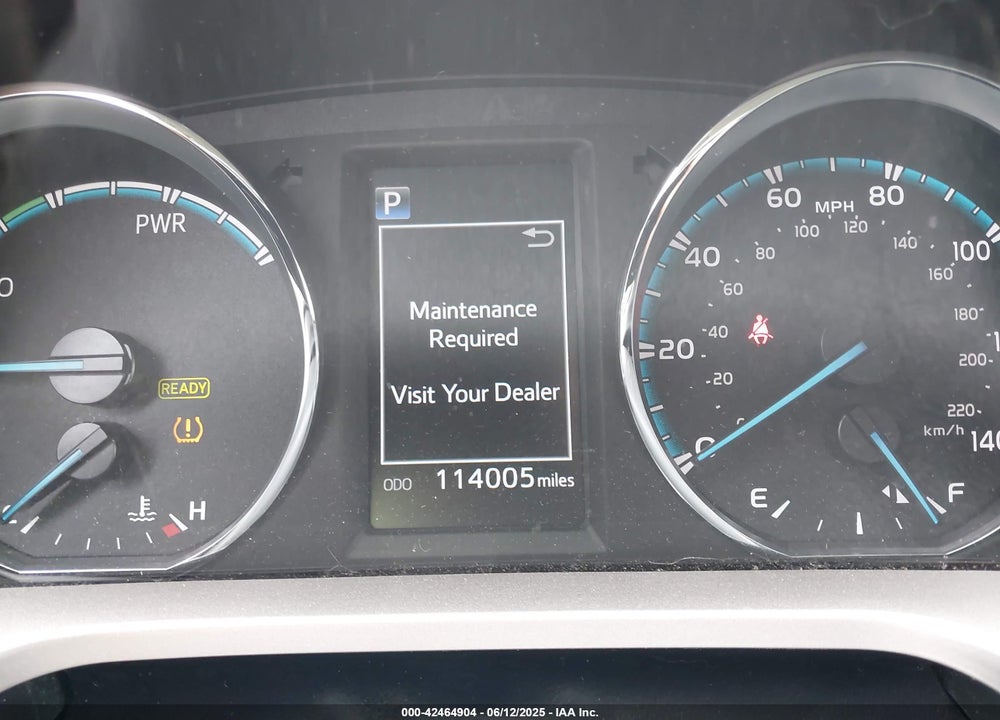 2016 TOYOTA RAV4 HYBRID XLE VIN: JTMRJREV1GD050423
