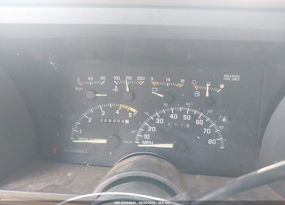 1993 CHEVROLET GMT-400 K1500 VIN: 2GCEK19KXP1261967