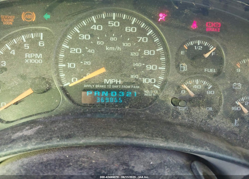 2000 GMC YUKON VIN: 1GKEK13T6YJ112744