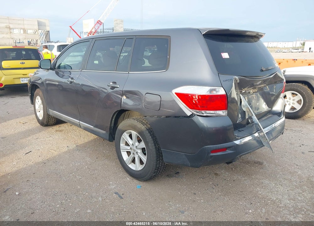 2013 TOYOTA HIGHLANDER VIN: 5TDZK3EH2DS138742