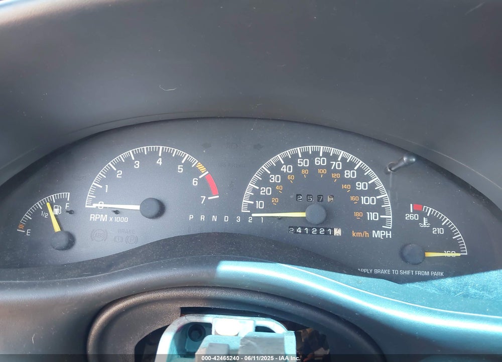 1999 PONTIAC GRAND PRIX GTP VIN: 1G2WR1219XF277009