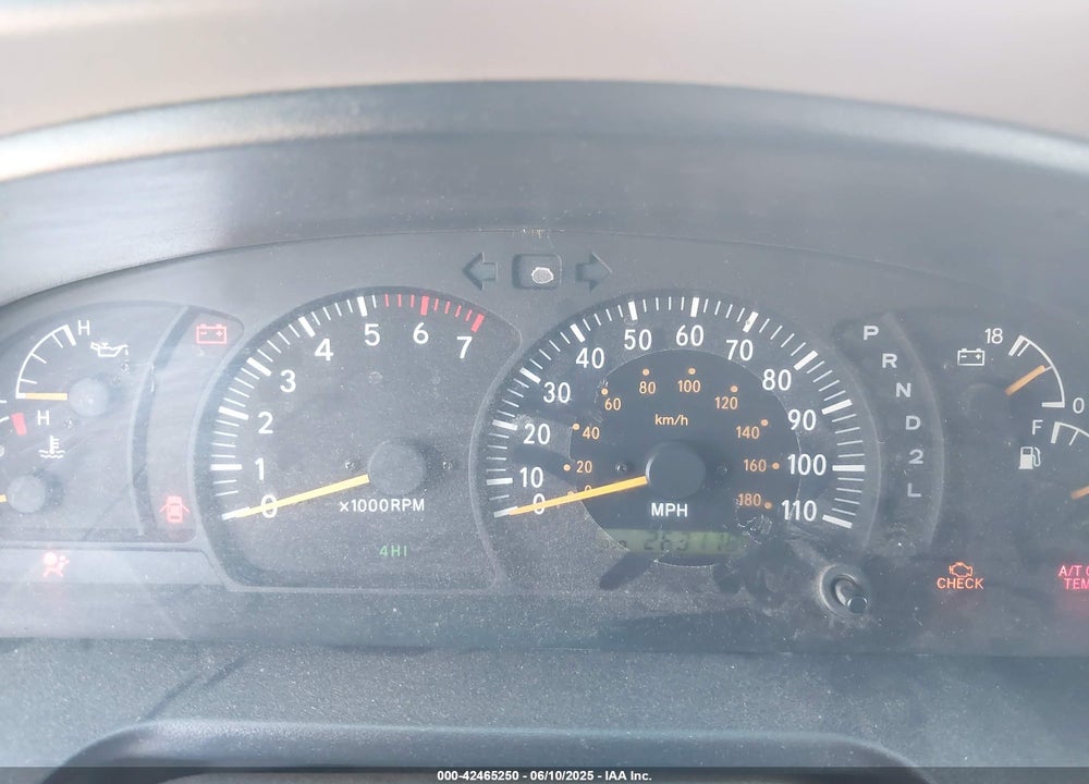 2000 TOYOTA TUNDRA VIN: 5TBBT4417YS105341