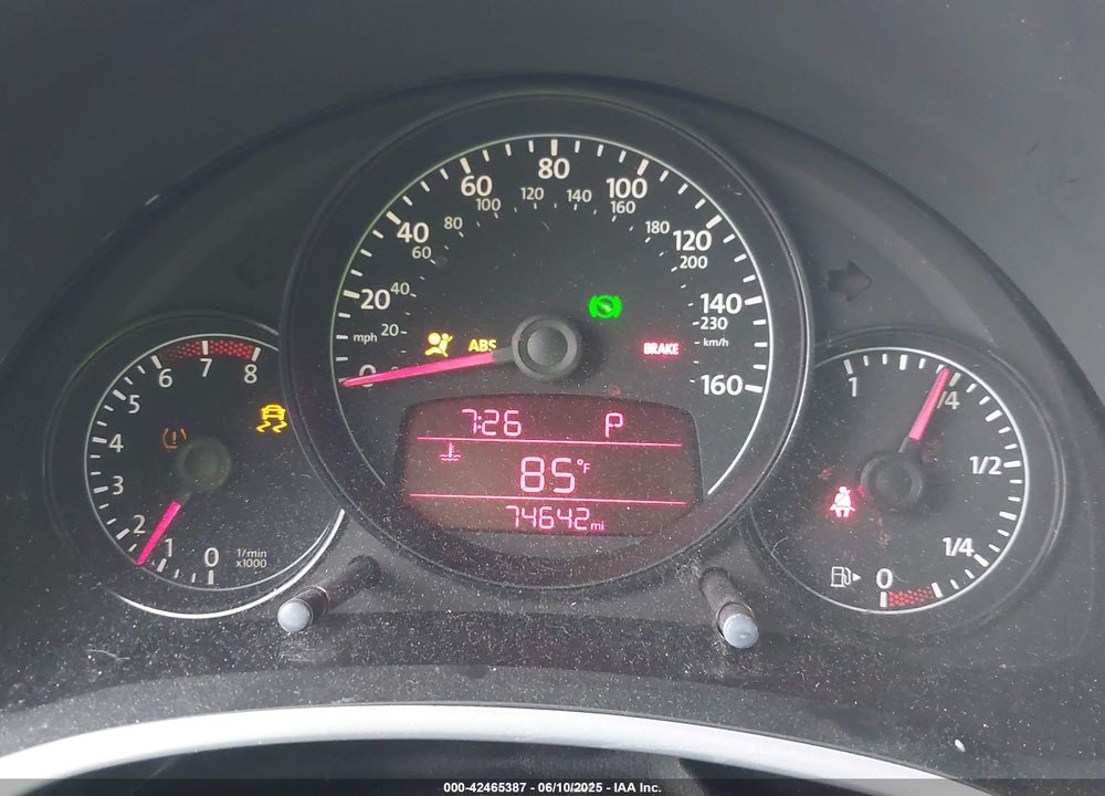 2012 VOLKSWAGEN BEETLE VIN: 3VWJP7AT0CM601201