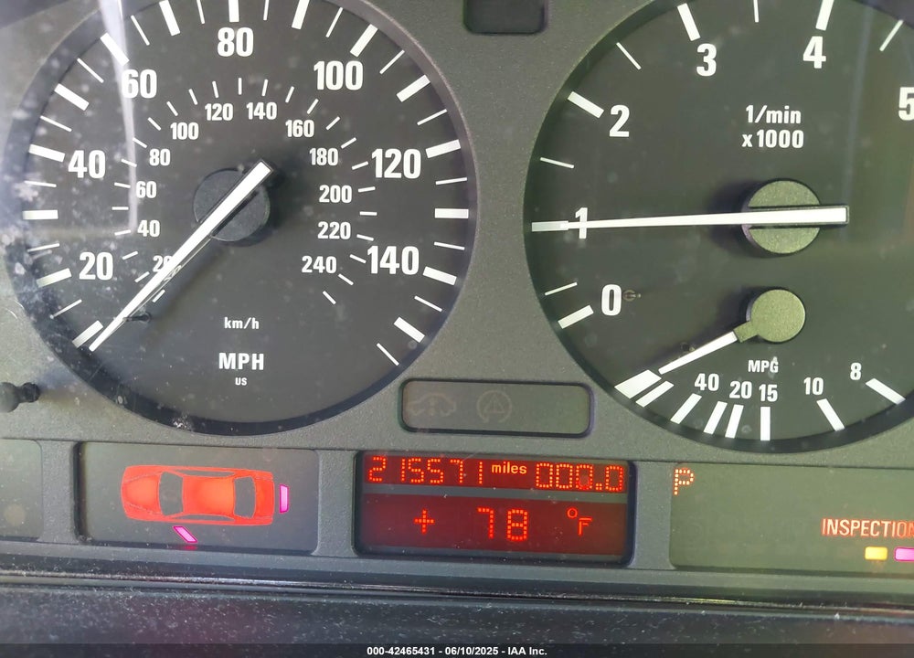 2001 BMW 530IA VIN: WBADT63461CF06054