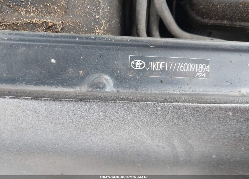 2006 SCION TC VIN: JTKDE177760091894