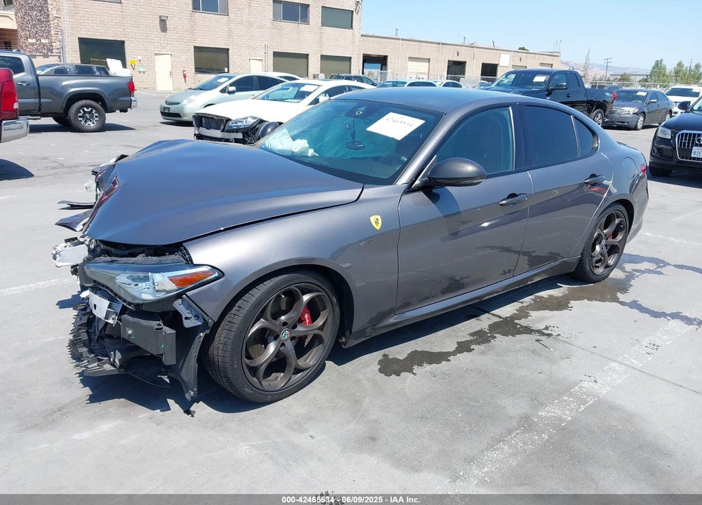 2018 ALFA ROMEO GIULIA TI SPORT RWD VIN: ZARFAECN9J7577376