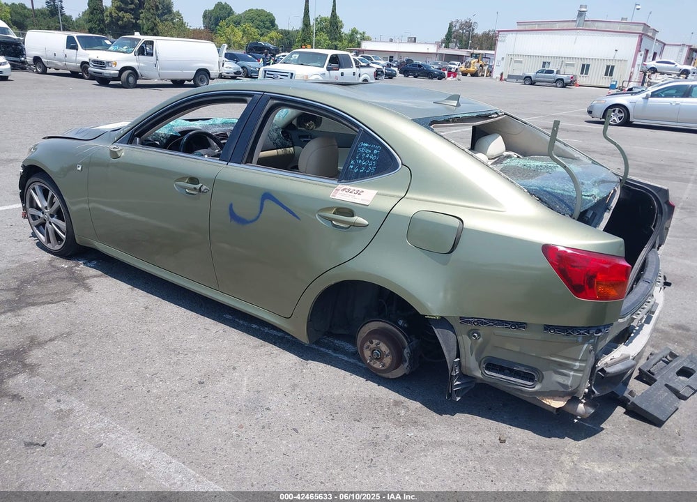 2008 LEXUS IS250 VIN: JTHBK262182076025