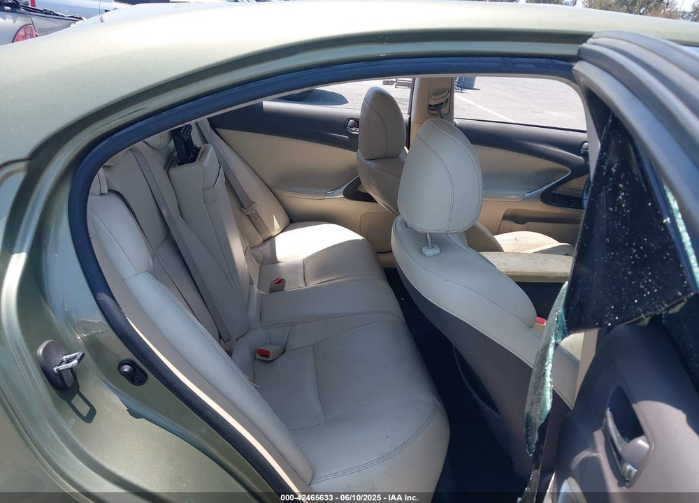 2008 LEXUS IS250 VIN: JTHBK262182076025