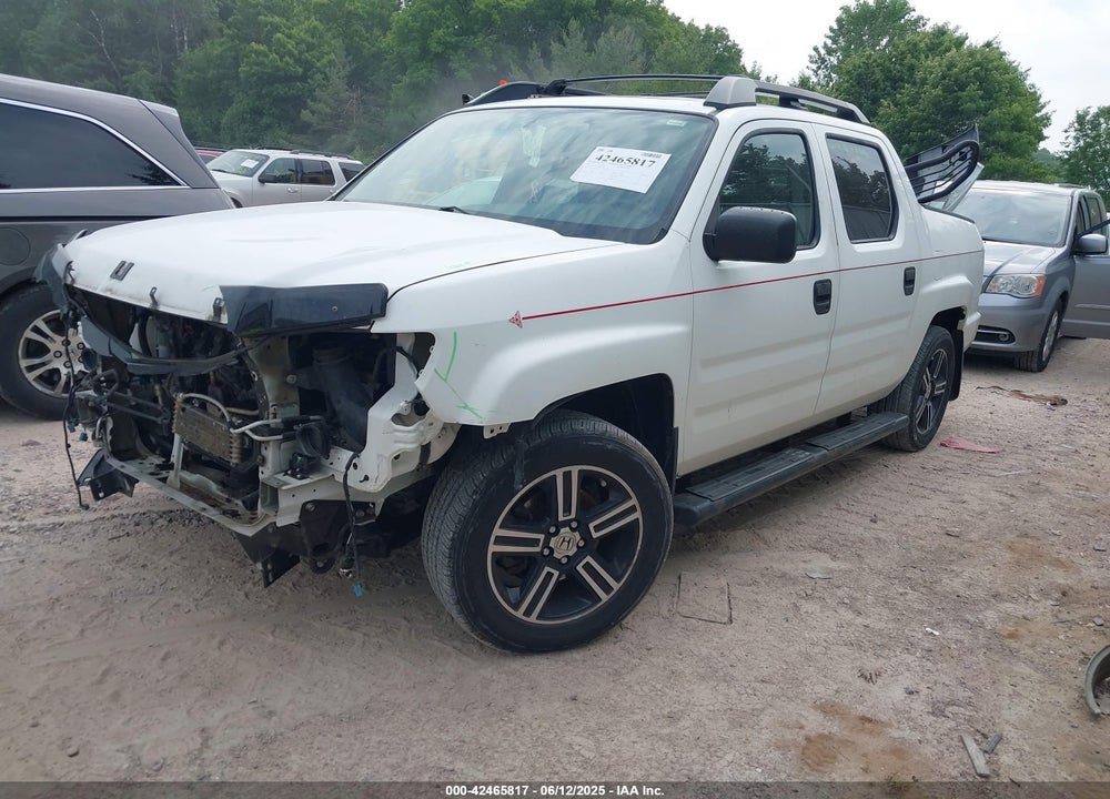 2013 HONDA RIDGELINE RTL VIN: 5FPYK1F58DB018542