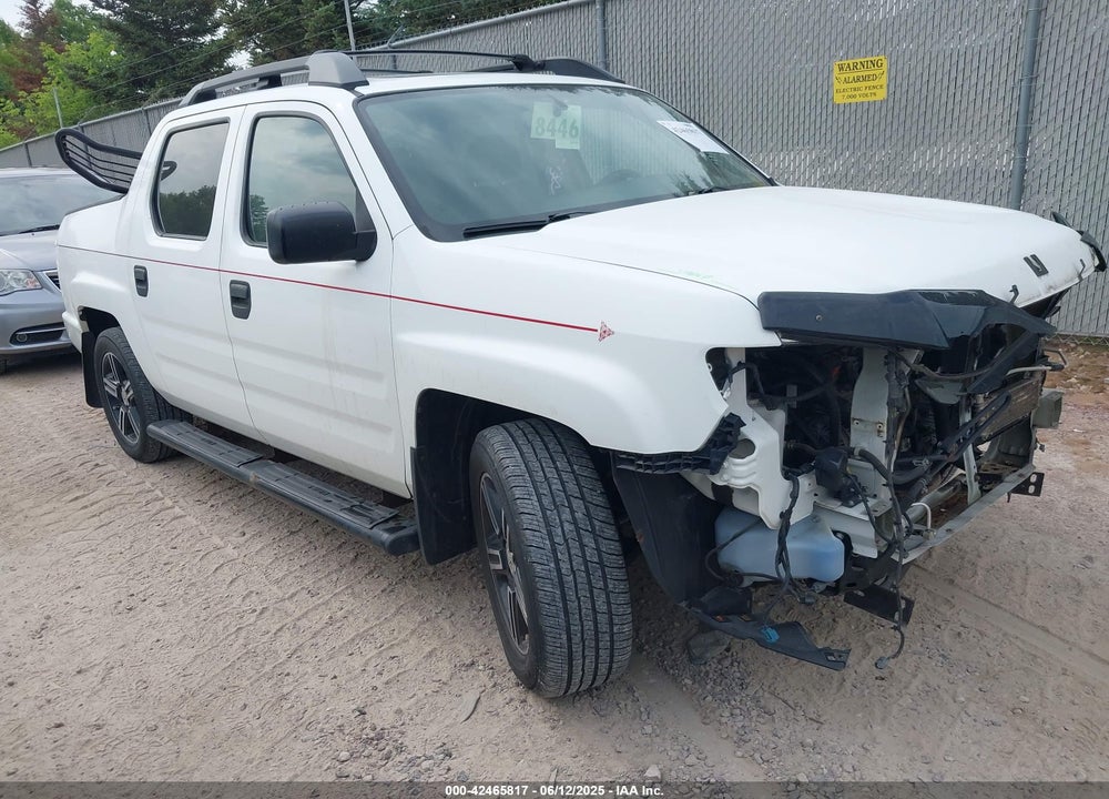 2013 HONDA RIDGELINE RTL VIN: 5FPYK1F58DB018542