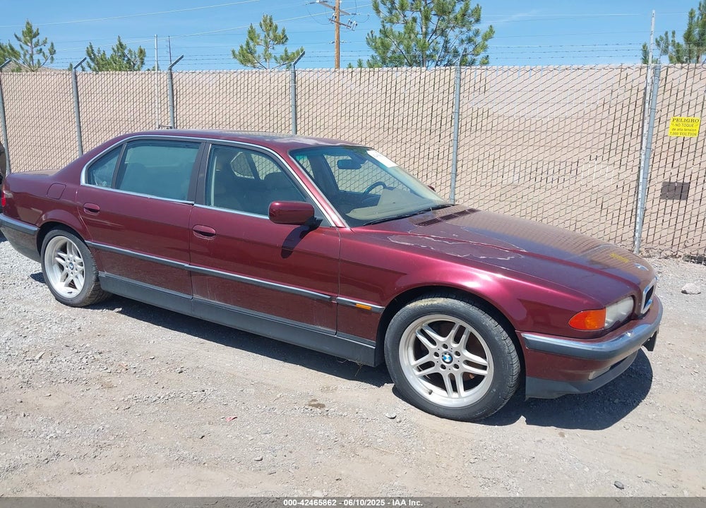 2000 BMW 740IL VIN: WBAGH8349YDP07409