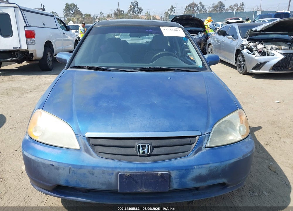 2001 HONDA CIVIC EX VIN: JHMES26771S001957