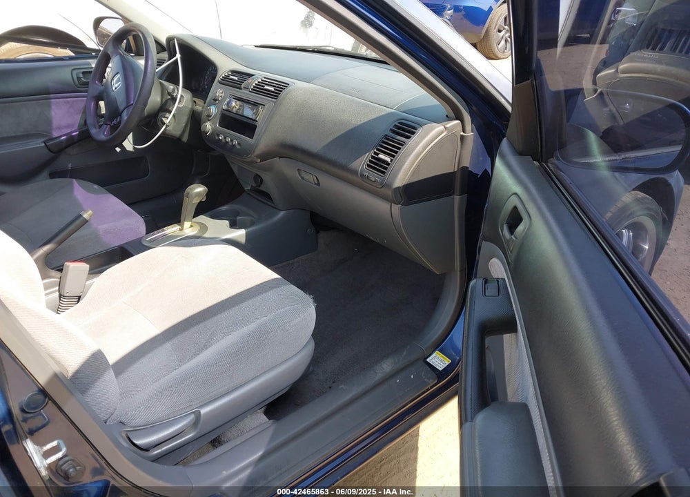 2001 HONDA CIVIC EX VIN: JHMES26771S001957