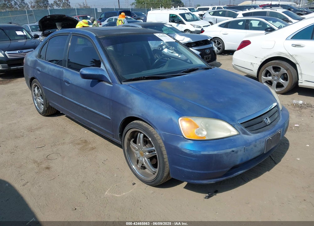 2001 HONDA CIVIC EX VIN: JHMES26771S001957