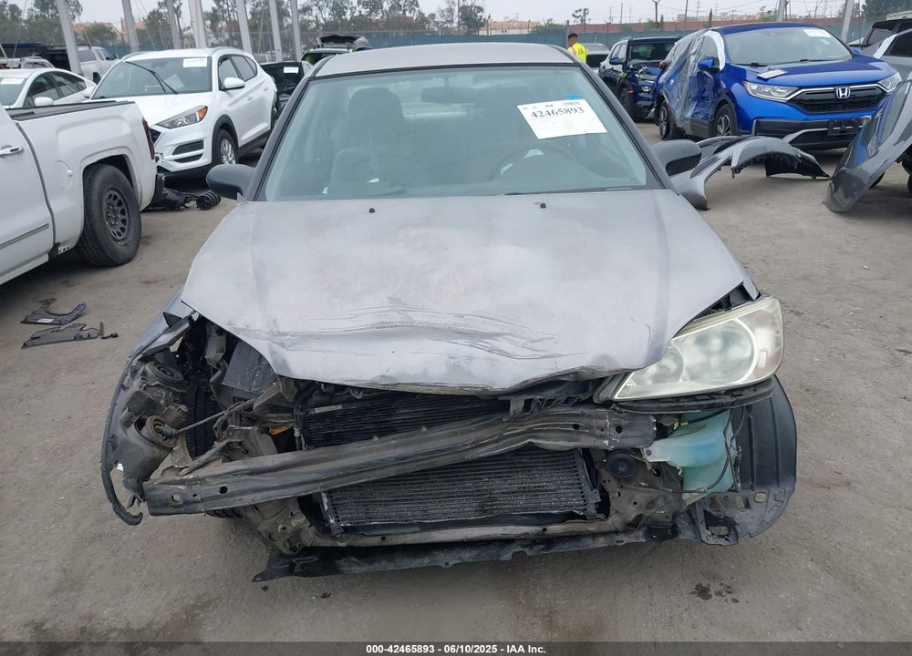 2004 HONDA CIVIC LX VIN: 2HGES155X4H571699